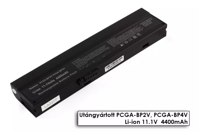 Sony Vaio VGN-B, PCG-V505, PCG-Z1 helyettesítő új 6 cellás fekete akkumulátor (PCGA-BP2V)