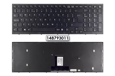 Sony VPC sorozat VPC-EB1S1E fekete UK angol laptop billentyűzet