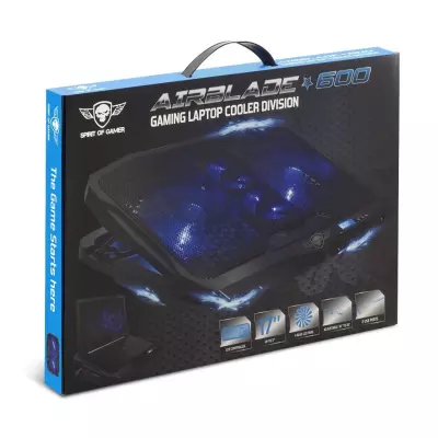 Spirit of Gamer AIRBLADE 600 Blue gamer laptop/notebook hűtőpad (SOG-VE600BL)