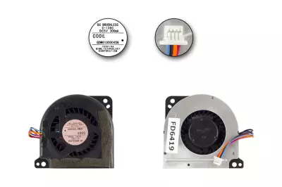 Toshiba Portege R700, R705, R830, R835 gyári új hűtő ventilátor (P000532050)