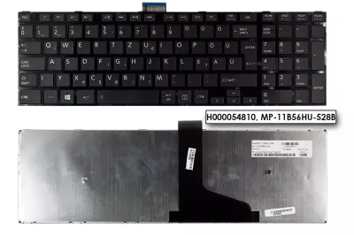 Toshiba Satellite C55-A fekete magyar laptop billentyűzet