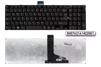 Toshiba Satellite C855D fekete magyar laptop billentyűzet
