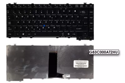 Toshiba Tecra A11 sorozat fekete magyar laptop billentyűzet