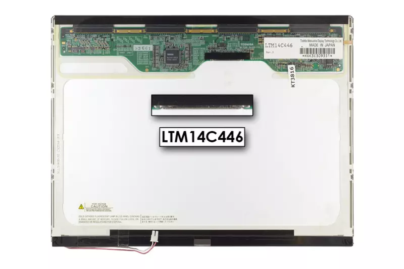 Toshiba XGA 1024x768 CCFL használt matt kijelző, LTM14C446