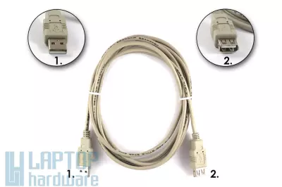 USB A apa - A anya 1.8m hosszabbító kábel