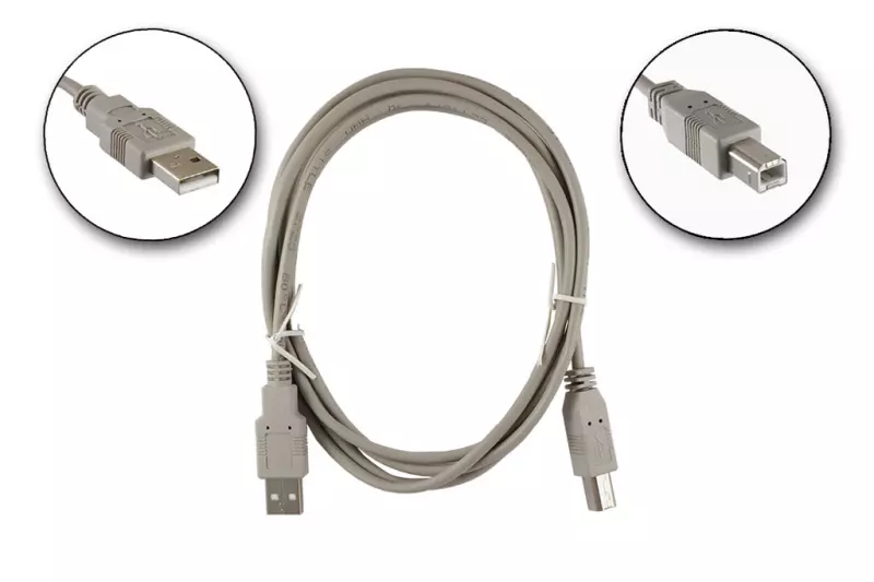 USB A apa - B apa 1.8m összekötő kábel, WU4AE