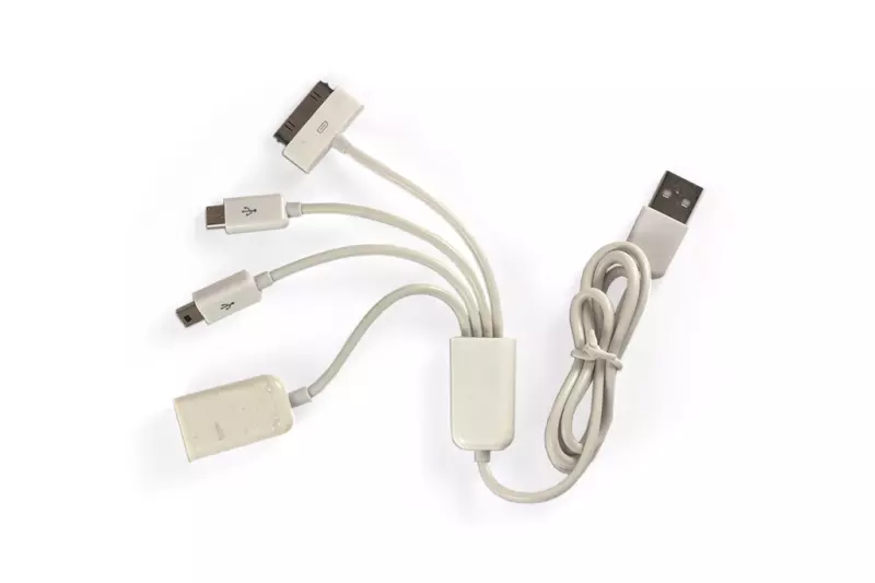 USB HUB 4 portos  (1db USB A + 1db mini USB + 1db micro USB + 1db Apple adat) USB 2.0 porttal 