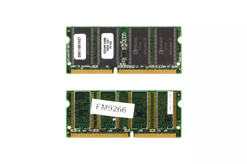 Winbond 64MB SDRAM 100Mhz használt memória (W981216AH-75) 