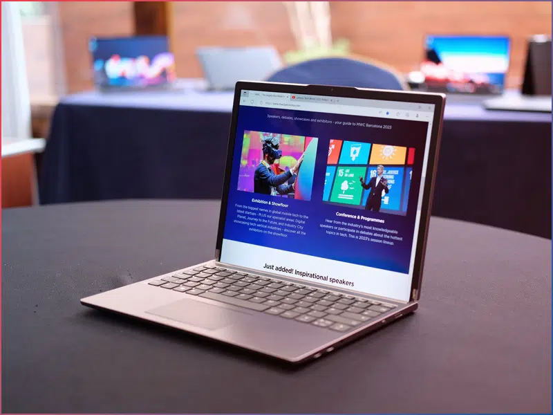 Alt: Lenovo Rollable Laptop - normál méret